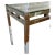 Metal Mid Century Modern Willy Rizzo Style Chrome and Glass Console Table, 1970's For Sale - Image 7 of 7