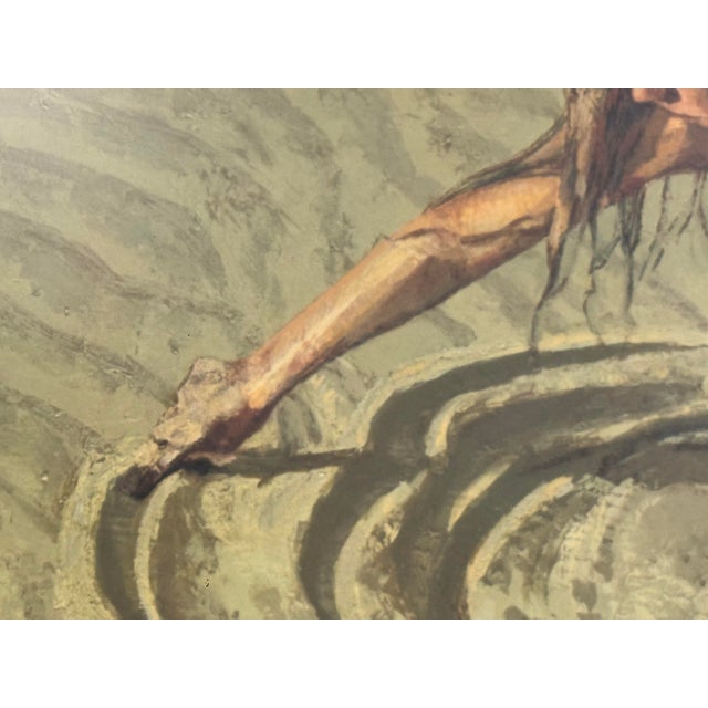 Paper Lunda Hoyle Gill “Lundy in the Sand” Limited Edition Framed Print 520/1000 For Sale - Image 7 of 12