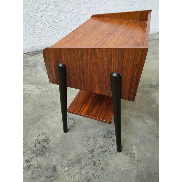 Mid-Century Modern Rosewood Nightstand, 1970 For Sale - Image 4 of 6
