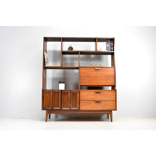 MidCentury Modern Wall Unit by Jb Van Sciver Chairish