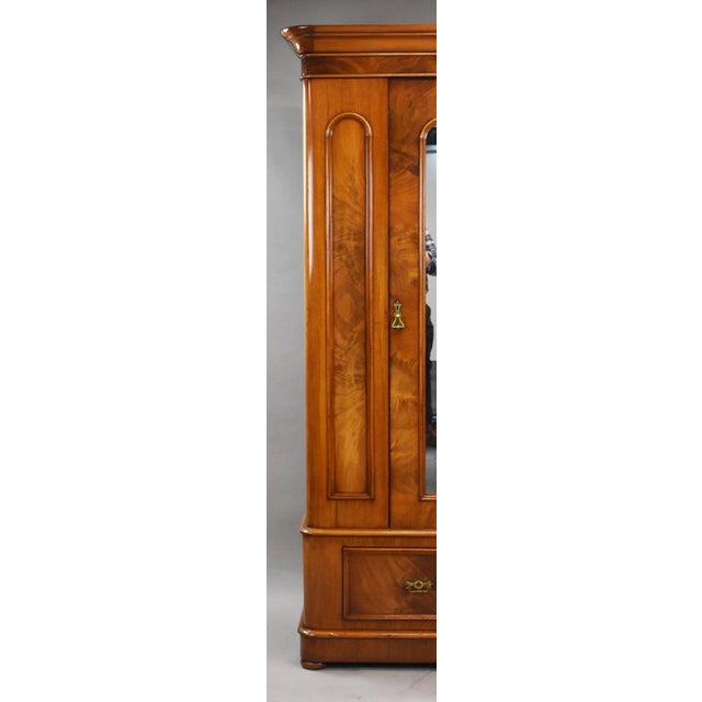Antique Victorian Mahogany Wardrobe, 1870 For Sale - Image 3 of 8
