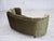 Danish 2-Seater Banana Sofa in Green Furniture Velour and Oak Wood Legs, 1970s For Sale - Image 9 of 18