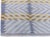 This modern Swedish flat weave rug presents a refined geometric composition distinguished by crisp chevron and diamond...