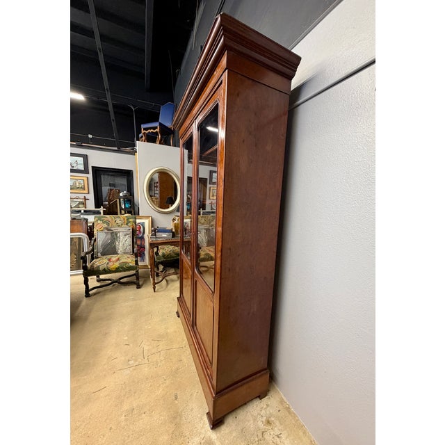 19th C French Louis Philippe Style Bibliothèque or Bookcase For Sale - Image 11 of 12