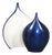 Cobalt Blue Wood Vase - small For Sale