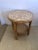 Round Rattan & Bamboo Side Table in the Style of McGuire For Sale - Image 10 of 10