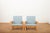 Armchairs with Wooden Frame and Seat and Back in Fabric, Set of 2 For Sale - Image 4 of 12