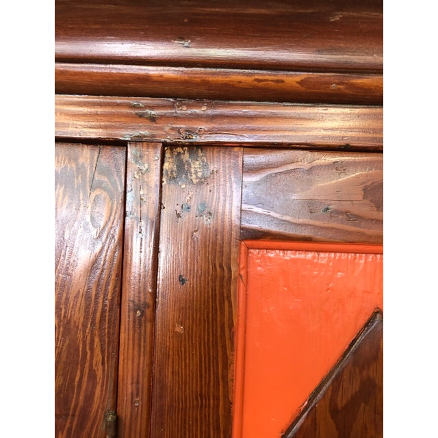 1940s Texas Long Leaf Pine Cabinet For Sale - Image 11 of 12
