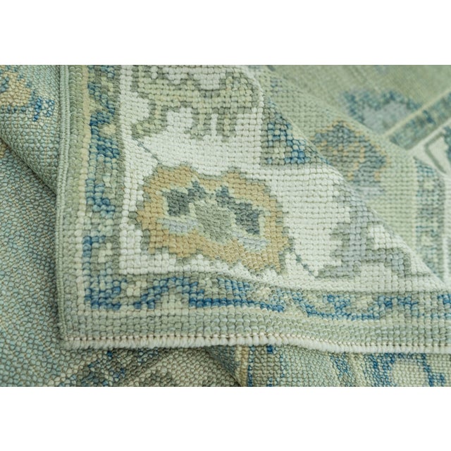 Turkish Oushak Rug 2'11" x 13'7" #19101 For Sale In Houston - Image 6 of 8