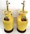 Mid 20th Century Lamps Chinese Crackled Yellow Pomegranate Pair For Sale - Image 5 of 14