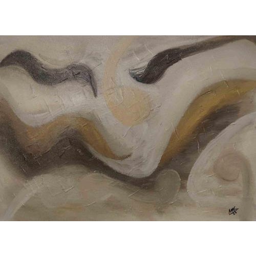 Anna Maria Caboni, Desert, 2010, Acrylic Painting For Sale - Image 4 of 4