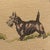 Traditional Vintage Hand-Stitched Wool Needlepoint Four Terrier Dog Pillow For Sale - Image 3 of 9