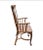 American 1940s Country High Back Oak Windsor Armchair For Sale - Image 3 of 11