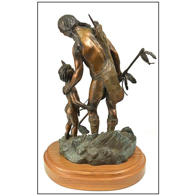 The artwork here, "Maybe Next Year", is a remarkable depiction of a hunter and his eager young boy, saturated with acute...