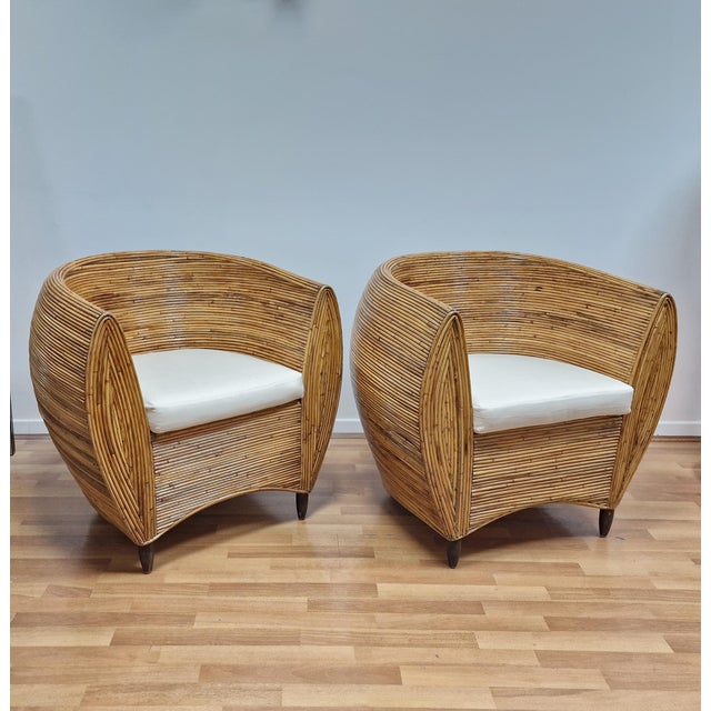 Armchairs from Vivai Del Sud, 1980s, Set of 2 For Sale - Image 9 of 17