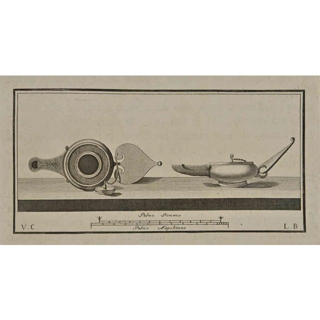 Vincenzo Campana, Palmo Romano, Etching, 18th Century For Sale