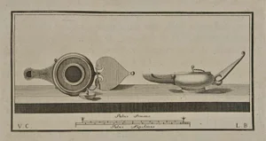 Vincenzo Campana, Palmo Romano, Etching, 18th Century