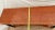 Vintage Ethan Allen Sofa Console Table, Regency Neo Classical, Cherry, Brass X Stretcher For Sale - Image 11 of 14