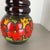 Large Fat Lava Multi-Color Floral Floor Vase from Scheurich, 1970s For Sale - Image 6 of 16