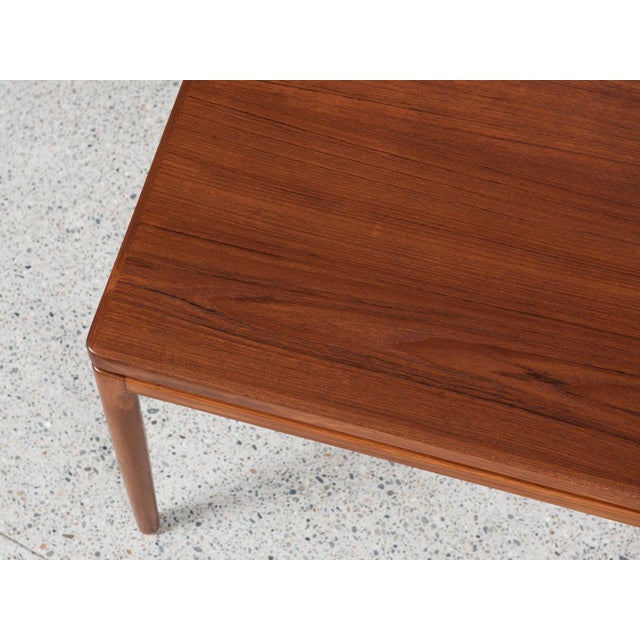 Mid-Century Danish Smaller Dining Table in Teak attributed to Christian Linneberg, 1960s For Sale - Image 9 of 12