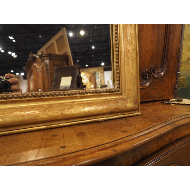 Petite French Giltwood Louis Philippe Style Mirror, Circa 1870 For Sale - Image 14 of 18