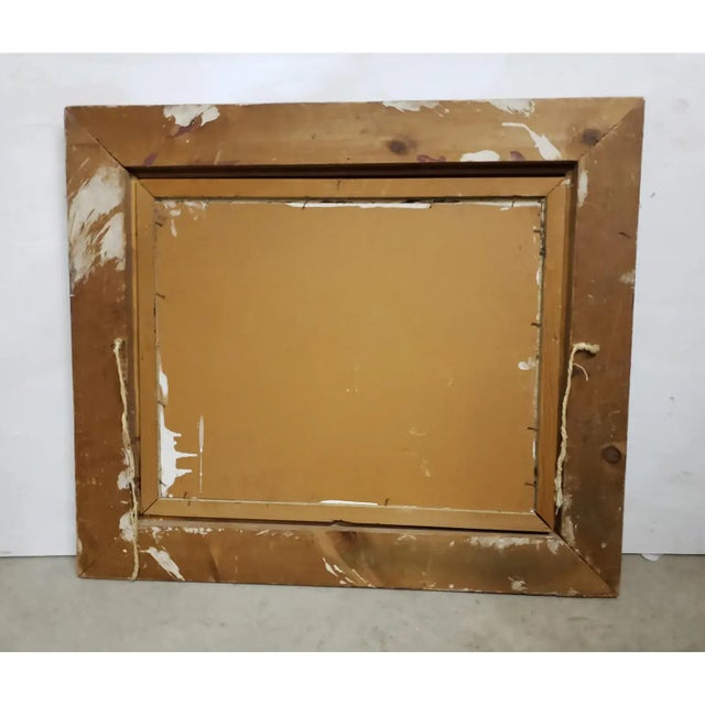 A captivating 1970s original oil on board capturing the dreamlike vastness of the Arizona desert. This large-scale...