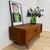 Wood Low Sideboard with Retractable Teak Doors from Dyrlund, Denmark, 1960 For Sale - Image 7 of 11
