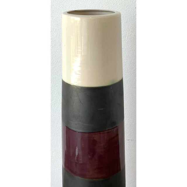 Vintage Original Studio Pottery Vase For Sale - Image 9 of 9