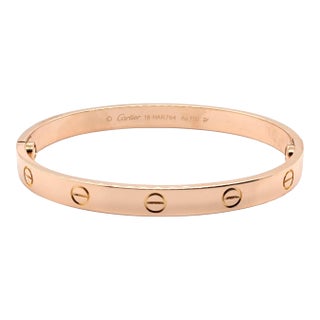 Cartier Love Bracelet in 18k Rose Gold - Size 18 For Sale
