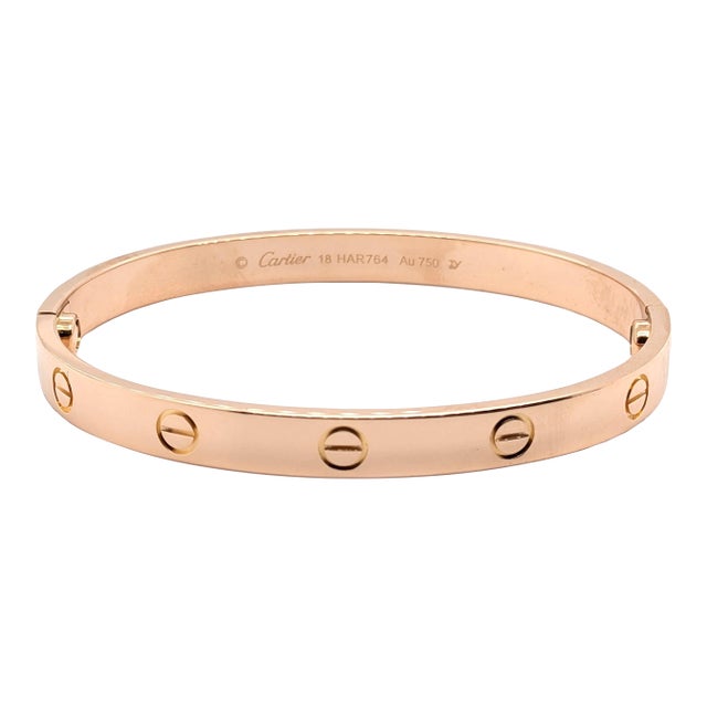 Cartier Love Bracelet in 18k Rose Gold - Size 18 For Sale