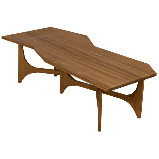 NOIR Fenton Coffee Table in Gold Teak For Sale In Los Angeles - Image 6 of 11
