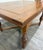 Vintage Old English Tudor Jacobean Revival Style Oak Draw Leaf Dining Table For Sale In Kansas City - Image 6 of 18