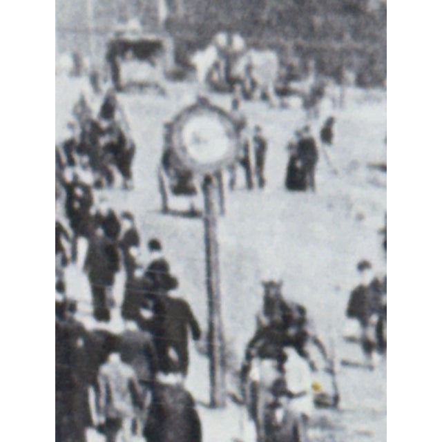 Black San Francisco Historical Photograph Collection Early 1900s Market Street Photograph, Framed For Sale - Image 8 of 12