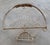 White Late 19th Century French Farm House Rustic 19th Century Heavy Iron Wire Wall Hanging Basket For Sale - Image 8 of 8
