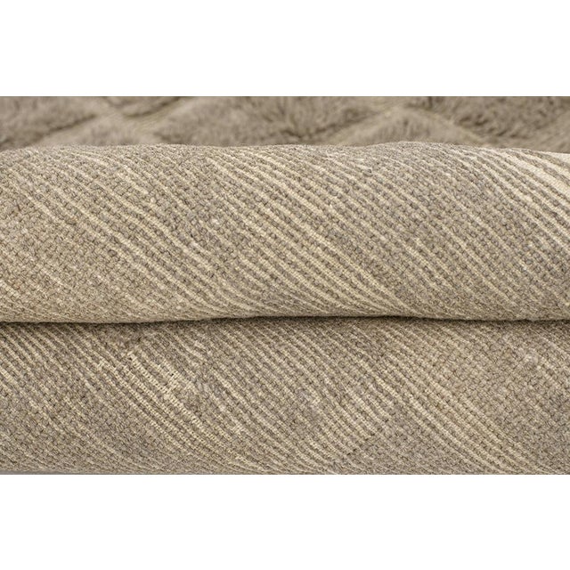 Hand-Knotted Wool Rug by Azele Studio For Sale - Image 9 of 10