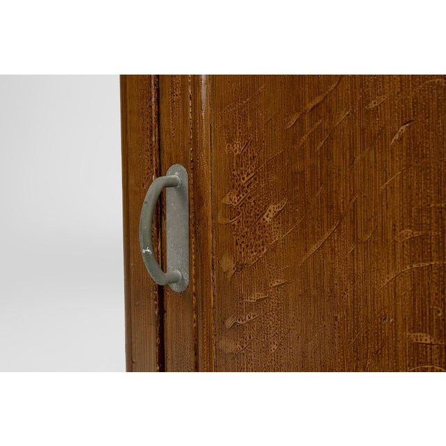 1930s Art Deco French Nightstand in Varnished Wood, 1930s For Sale - Image 5 of 13