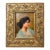 19th Century Portrait of a Young Italian Woman Signed E. De Blaas. For Sale