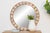 Modern Round Mother of Pearl Inlay Mirror For Sale - Image 3 of 9