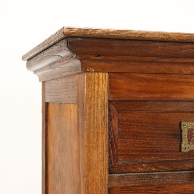 Vintage Filing Cabinet in Oak For Sale - Image 5 of 10