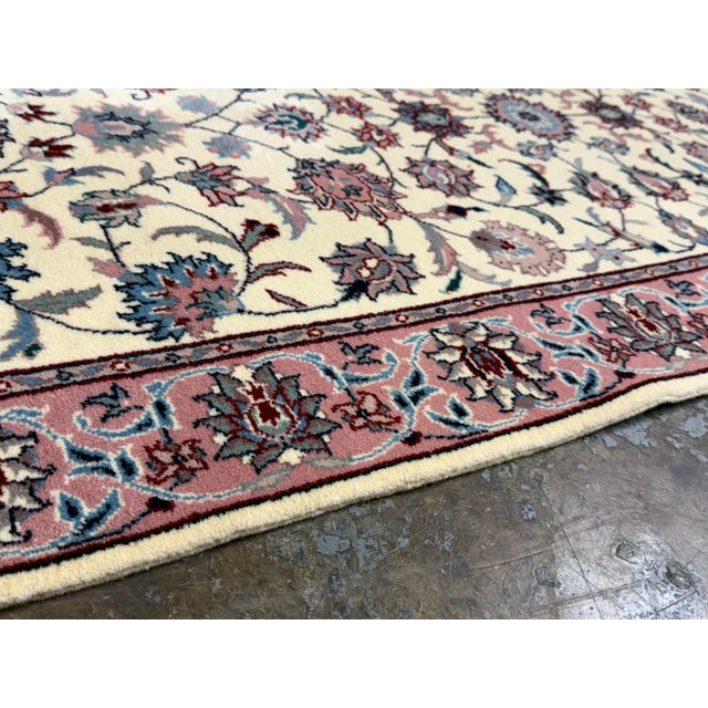 Late 20th Century 2ft 6 in × 12ft Persian Style Floral Wool Runner Rug For Sale - Image 5 of 12