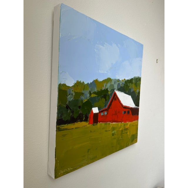 Abstract "Caribou" Original Modern Oil Painting, by Jennifer Hohlfelder For Sale - Image 3 of 7