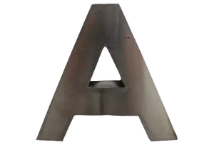 Stainless Letter A