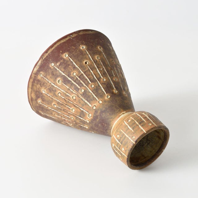 German Studio Pottery Candleholder from Margarethenhöhe, 1960s For Sale - Image 6 of 8
