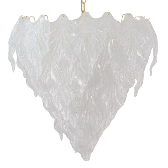 A great classic of italian vintage design and at the same time a magnificent contemporary glass chandelier in murano mid-...