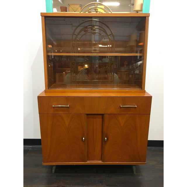 Mid Century Modern Craddock China Cabinet Hutch Chairish