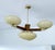 Modern Art Deco Pendant Light in Wood & Glass, 1930s For Sale - Image 3 of 16