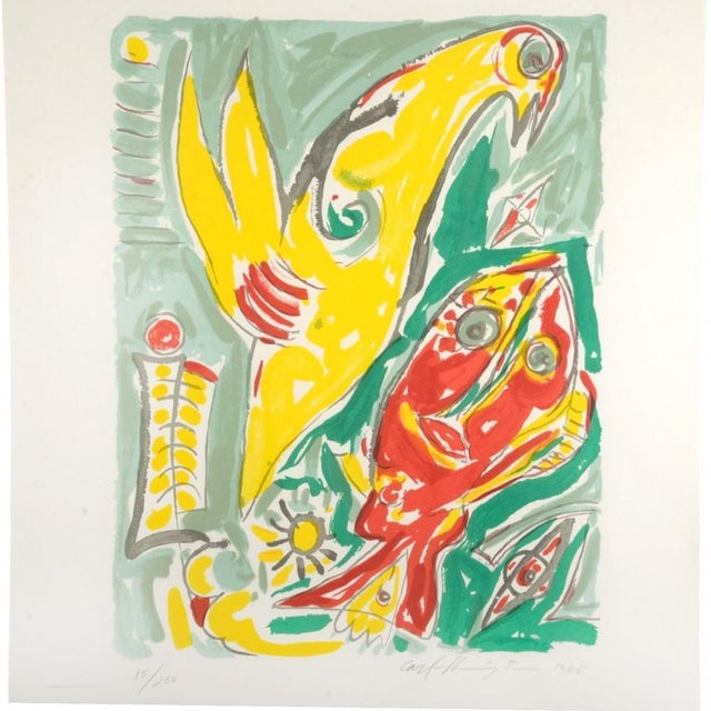 Carl-Henning Pedersen (1913-2007). 'H. C. Andersen Suite'. lithograph, no. 85/250. 75 x 55.5 (82 x 62) cm. Comes in a...