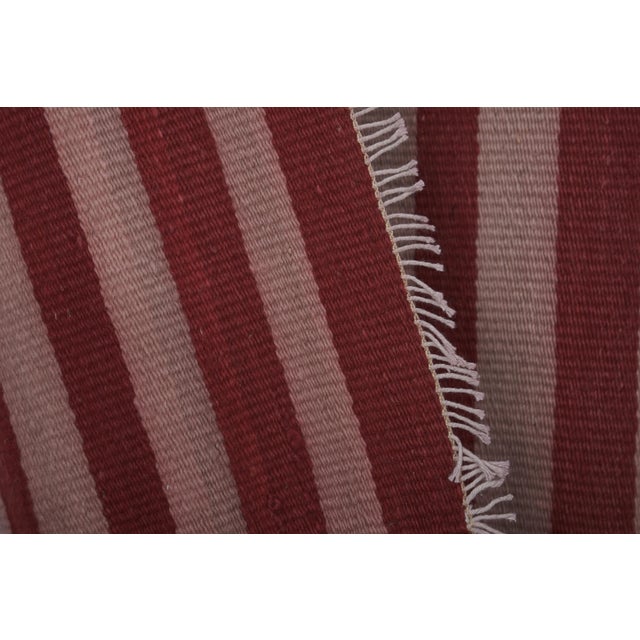 1960s Vintage Wool Oversize Turkish Kilim Rug 9'5'' X 9'7'' For Sale - Image 9 of 10