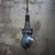 1950s Vintage Industrial Blue Enamel Work Light Pendant Lamp For Sale - Image 5 of 6