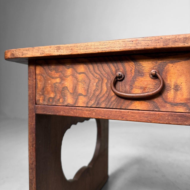 Low Japanese Traditional Fumizukue Writing Desk, 1910s For Sale - Image 9 of 15